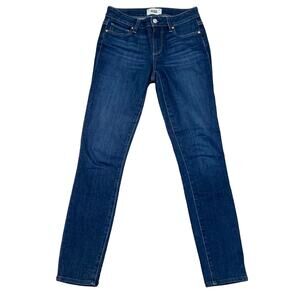PAIGE Skyline Ankle Peg Skinny Jeans in Blue Bills